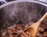 A picture of step 3 of Instant Pot Beef Mechado.