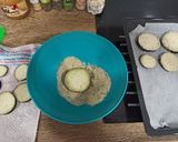 Foto del paso 2 de la receta: Berenjenas crujientes al horno con salsa de soja y miel