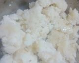 A picture of step 4 of Coconut dryfruites burfi.