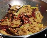 A picture of step 2 of Stir Fry Spicy Malak Lotus and Peanut.