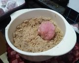 Foto langkah ke 4 dari resep Mochi isi kacang topping kacang aroma chocopandan.