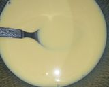 A picture of step 1 of Custard choco coffee pudding.