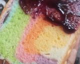 Foto langkah ke 7 dari resep Roti tawar Pelangi.