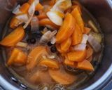 A picture of step 7 of Carrot Ginger Soup.
