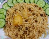 A picture of step 8 of Choliya chawal.