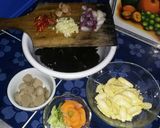 Foto langkah ke 1 dari resep Tumis Jamur Kuping.