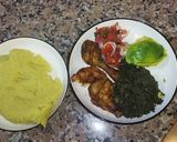 A picture of step 3 of Grilled Chicken with Veggies and Ugali.