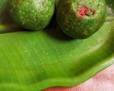 A picture of step 1 of Guava flavour sandesh.