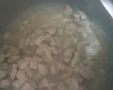 A picture of step 3 of White chicken karahi.