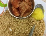 A picture of step 1 of Til Gud ki chikki.