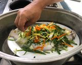 Foto del paso 4 de la receta: Pescado al Vapor 🐠 peruano