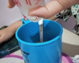 Foto langkah ke 3 dari resep 71.Pink Jelly Yakult drink with real Orange.