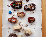 A picture of step 4 of Assorted Dates platter #nofire.