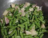 लोबिया की सूखी सब्जी रेसिपी चरण 2 फोटो