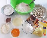 Foto langkah ke 1 dari resep Cookies coklat mede.
