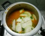 A picture of step 3 of Kaddu Ki Khatti Daal or Bottle Gourd Khatti Daal.