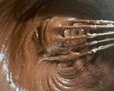 A picture of step 1 of Fudgy Heath bar brownies.