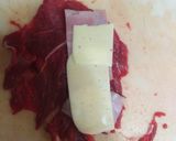 Foto del paso 2 de la receta: Escalopa rellena de jamón y queso