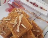 A picture of step 10 of Besan burfi.
