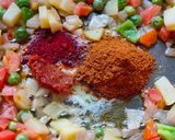વેજ તવા પુલાવ (Veg Tawa Pulav Recipe in Gujrati) રેસીપી સ્ટેપ3ફોટો