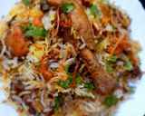 A picture of step 14 of Thalassery Biryani.