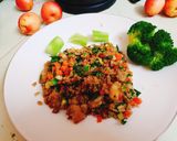 Hình bước làm 5 của món Cơm xào