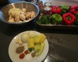 A picture of step 1 of Stuffed Peppers (Vegan/Vegetarian/Low Carb).