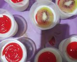 Foto langkah ke 4 dari resep Pudding Tofu Kiwi / Pudding Susu.