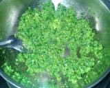 Spinach mutter puri recipe step 3 photo