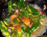 Foto langkah ke 4 dari resep Asem Pedas Ikan Cue Tongkol Tempe Cabe Ijo.