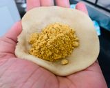 A picture of step 3 of Khasta Besan Kachori.