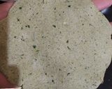 A picture of step 3 of Bajra roti.