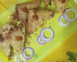 A picture of step 4 of Leftover veg papad pattie.