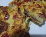 Foto langkah ke 3 dari resep Omelette Sosis Mayo.