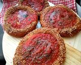 A picture of step 6 of Pretzel Pizzettes.