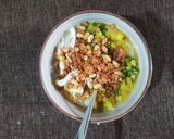 Foto langkah ke 5 dari resep Bubur Ayam Kaldu Kuning.