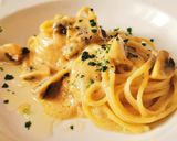 Foto del paso 4 de la receta Espaguetis con Champiñones a la crema