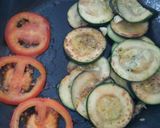 Foto del paso 3 de la receta Calabacín, tomates asados y mozzarella