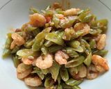 Foto langkah ke 8 dari resep Tumis buncis udang.