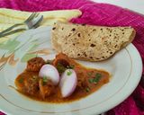 रैसटारंट स्टाइल गट्टे कि सब्जी रेसिपी चरण 10 फोटो