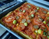Une image de l'étape 18 de Pizza carrée, sauce tomate oignon 🍕.