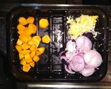 A picture of step 3 of Creamed Matoke and Sweet Potatoes.