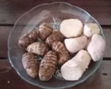Foto langkah ke 1 dari resep Talam Talas Mix Ayam Sayur.