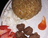 Foto langkah ke 6 dari resep Nasi Goreng Bakso.