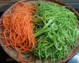 Hình bước làm 1 của món Gỏi mướp nhật