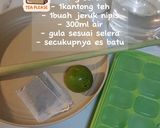 Foto langkah ke 1 dari resep Es Teh Jeruk Nipis Sereh.