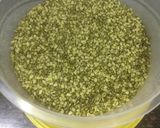 A picture of step 1 of #Green Moong Dal Burfi.