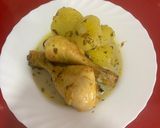 Foto del paso 4 de la receta: Muslos de pollo con patatas al horno