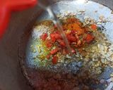 A picture of step 2 of Spicy black chole chaat.