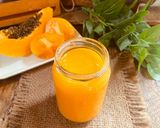 Foto langkah ke 4 dari resep Jus Buah Kesemek Pepaya.